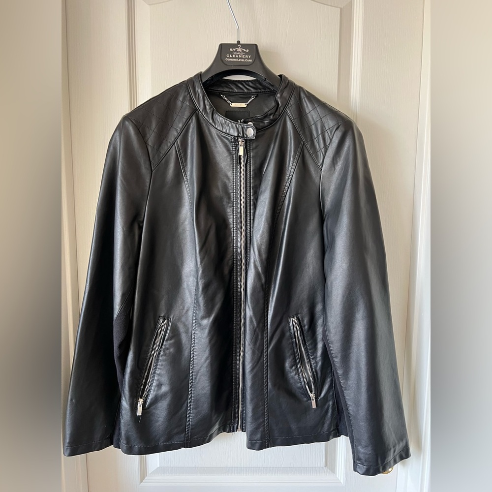 Black Pleather Jacket. - image 1